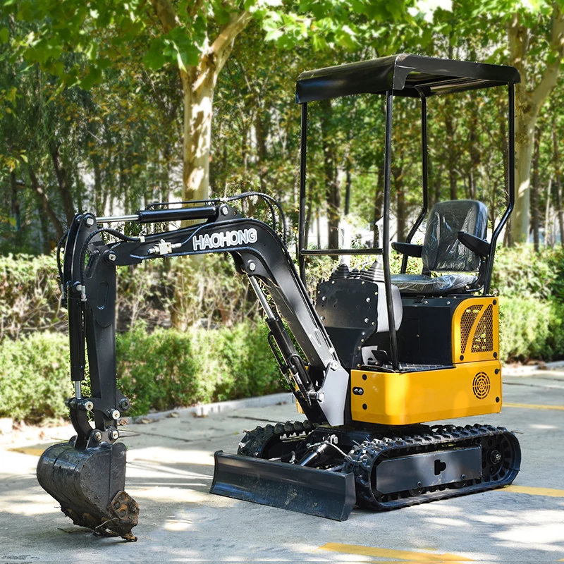 Haohong brand hot sale digging machine mini excavators 1 ton - 2 ton - 3.5 ton excavator digger for sale