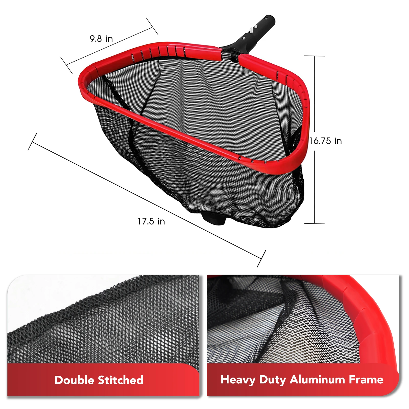 Swimming pool cleaning net inground skimmer cleaning tools nylon leaf filter net accessories ABS pool deep leaf skimmer
