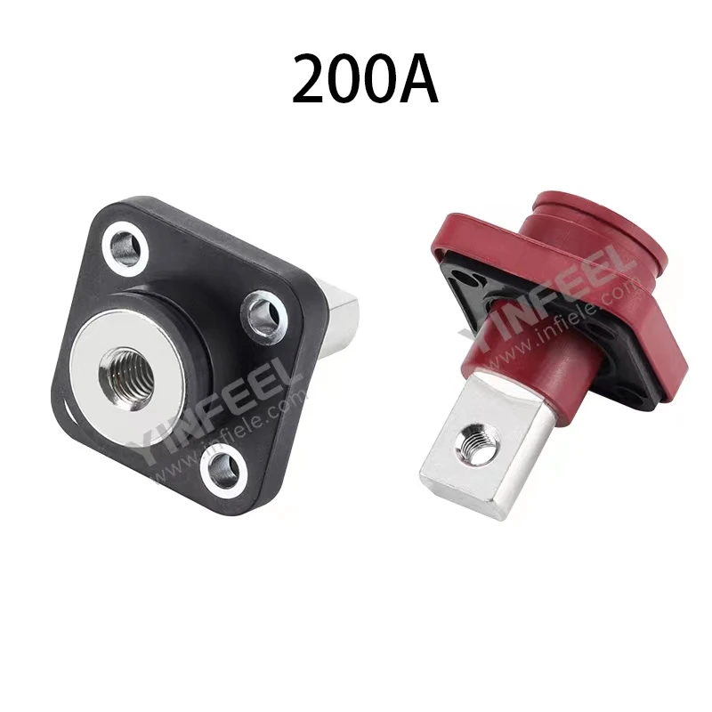 120A/150A/200A/300A/500A threaded copper lithium through panel high current battery terminal