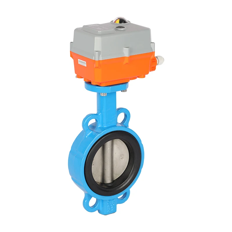 Ductile Iron Center Vertical Plate DISC Epdm Automatic Valve Water Electric Actuator Butterfly Valve Motorized Butterfly Valve