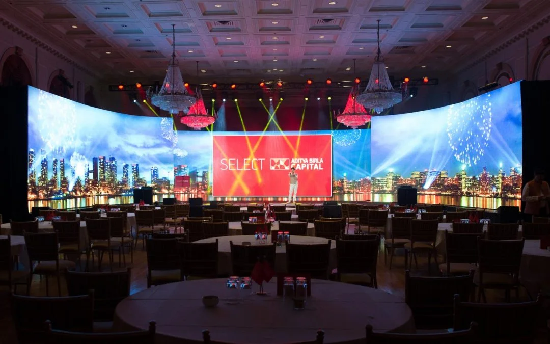 HD truss display P2.6 P2.976 P3.91 indoor 4k church led screen curve wall for stage events