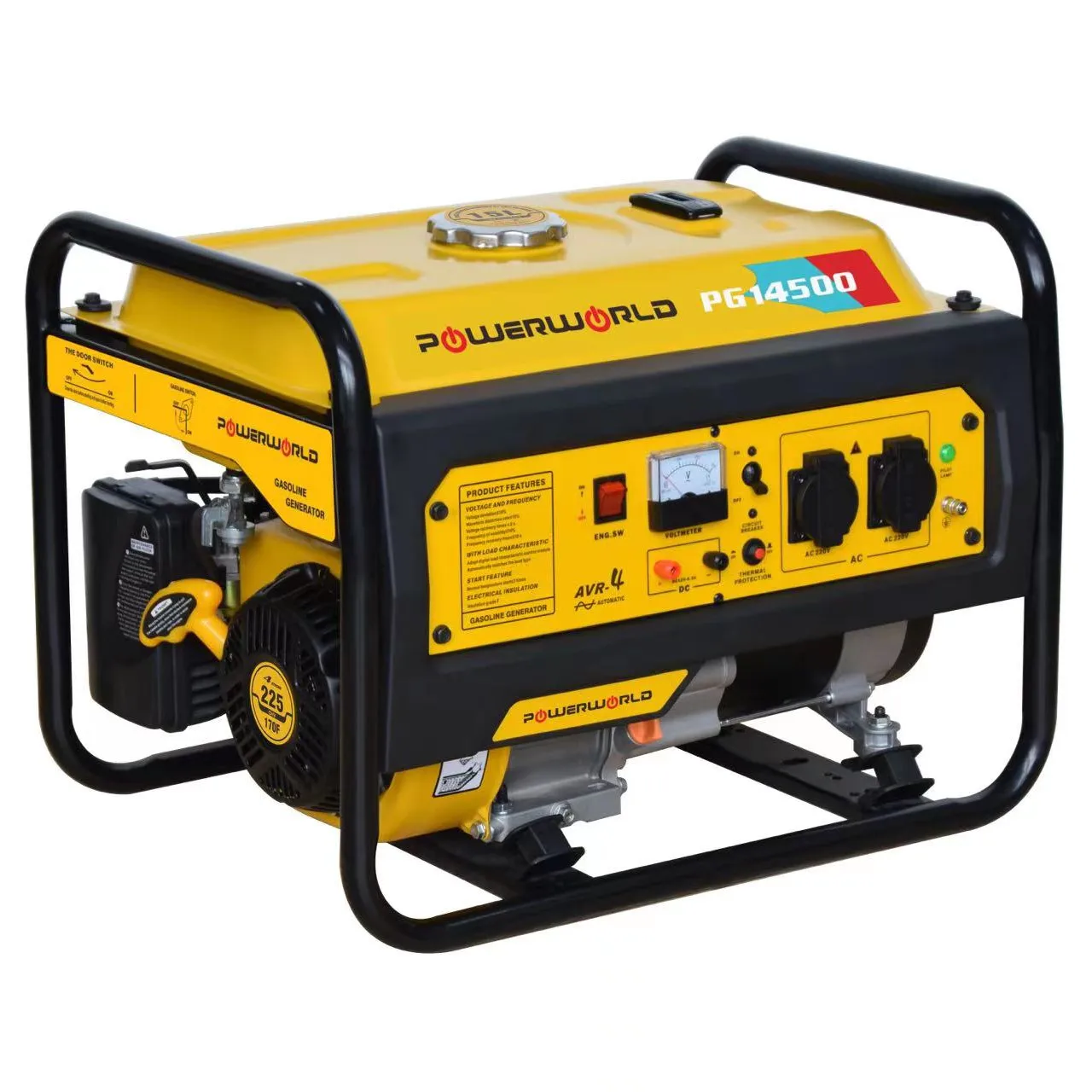Custom  5KW  7KW 8KW Portable Gasoline Generator   factory price generador electrico