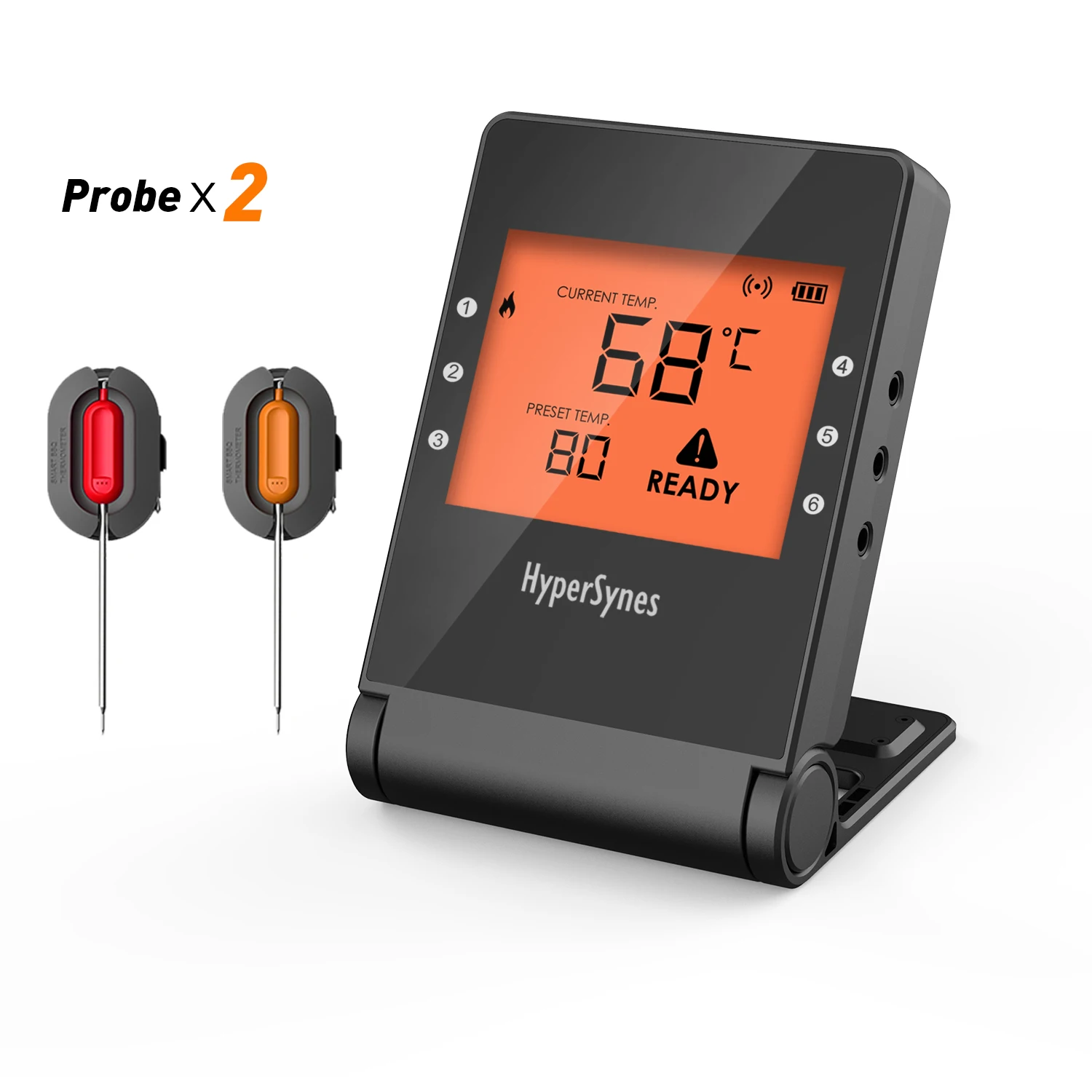 Electronic Wireless Termometro Carne Garden BBQ Long Probe Digital Steak Meat Food Thermometer For Frying Pan