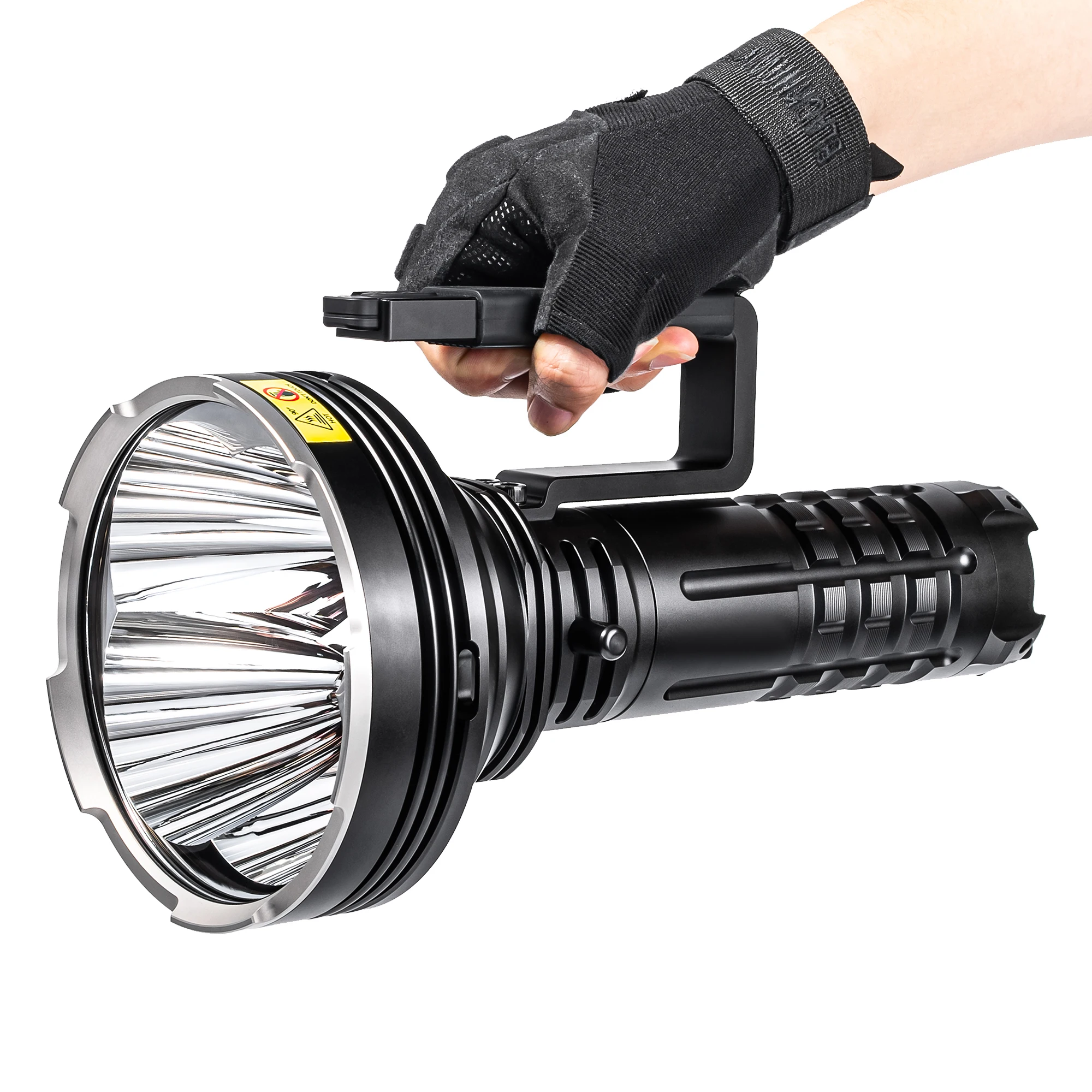 20000LM long range strong flashlight high light torch Bright Torch