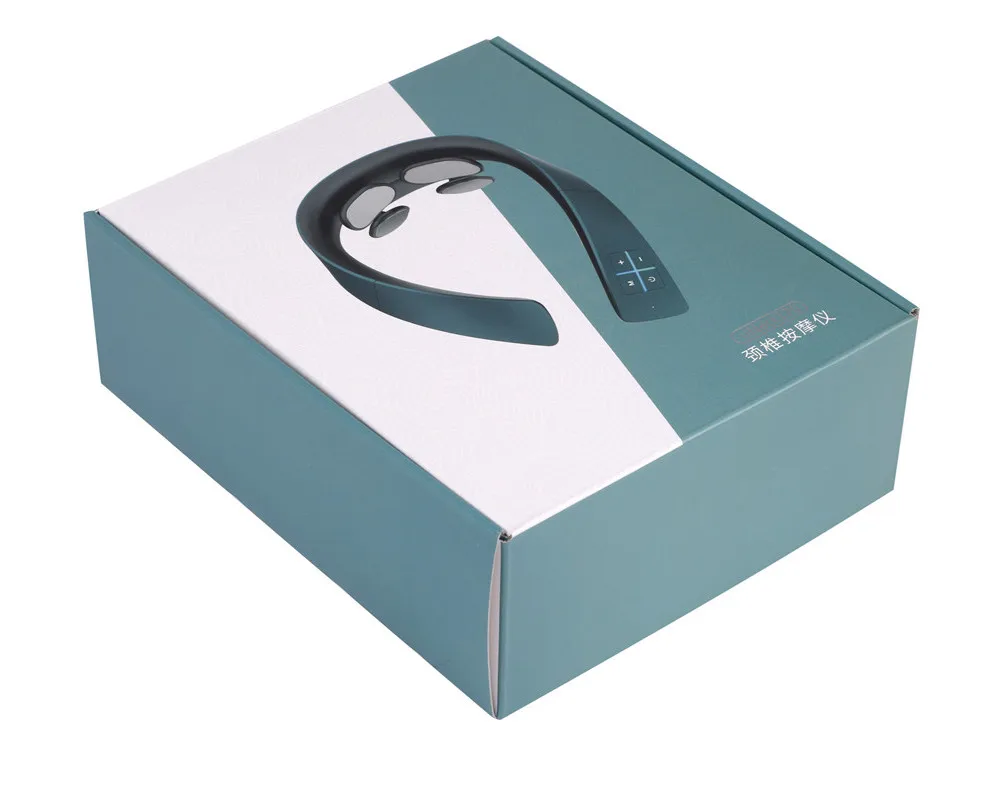 4 heads powerful wireless Mini Electric EMS Neck Massager