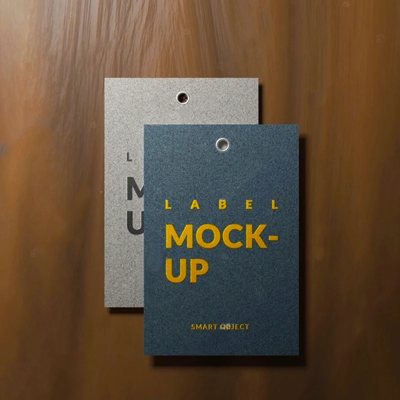 Пользовательский 300 г/кв. М Печатный роскошный тисненый и фольгированный Логотип Одежда Бумага Цена Этикетка подвесная бирка с веревкой