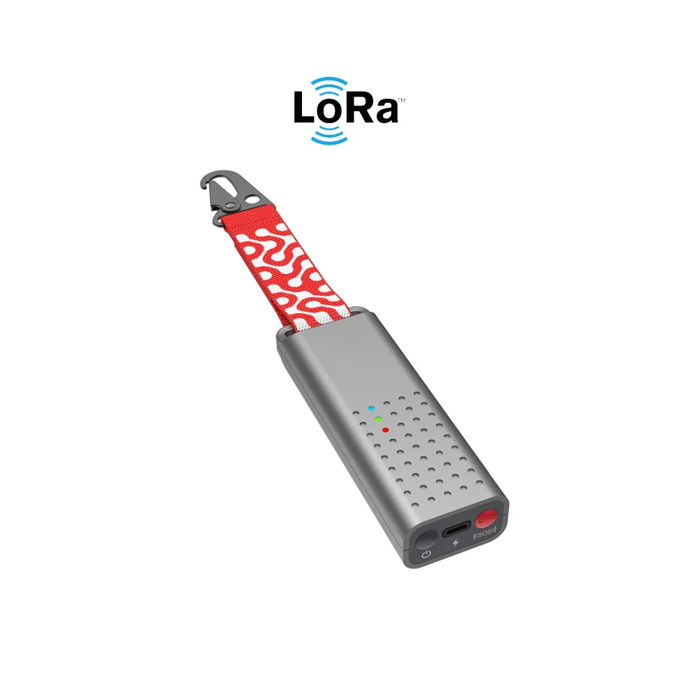 compass iot lora wan personal gps tracker which can be attached to bag and lugguge