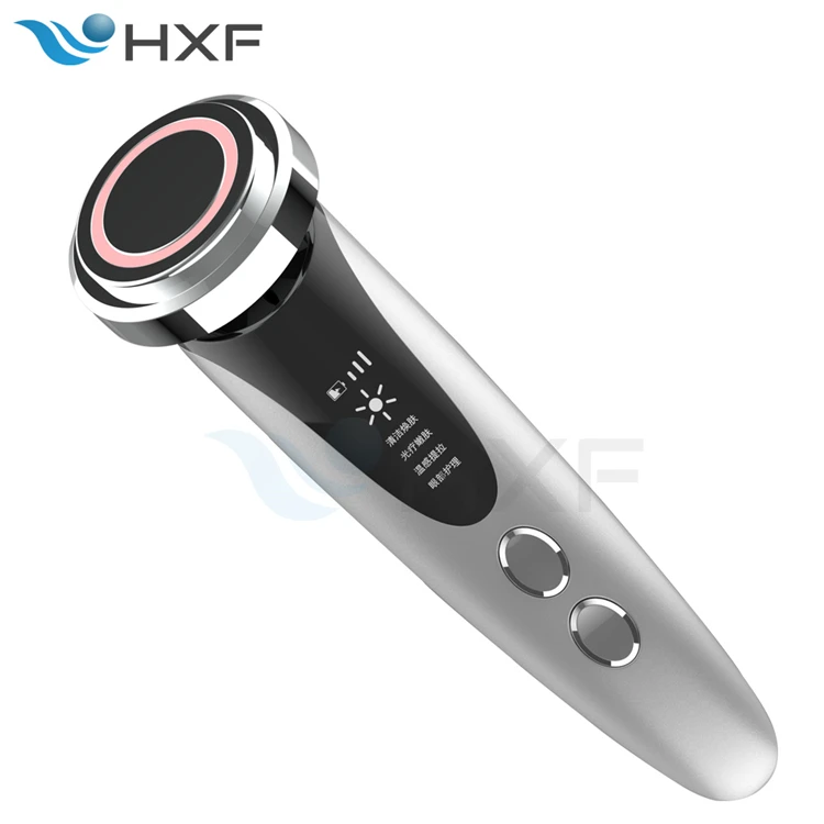 
5 in 1 LED Skin Tightening Korean Multifunctional Skin Care Beauty Machine Ultrasound Facial Massage Cleansing Skin Care Device 