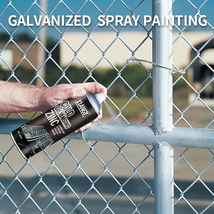 Factory Direct Anti-Corrosion Aerosol Silver Cold Galvanized 96% Zinc Spray Paint