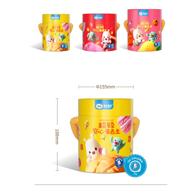 Drop Shipping Children Kindergarten 24-color 36-color Clay Safety Material Package Color Clay Wheat Flour Plasticine
