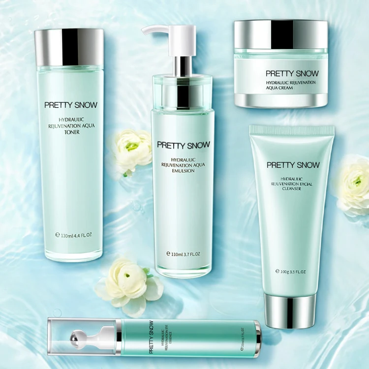 Retinol private label organic pure natural women facial moisturizing whitening skin care set