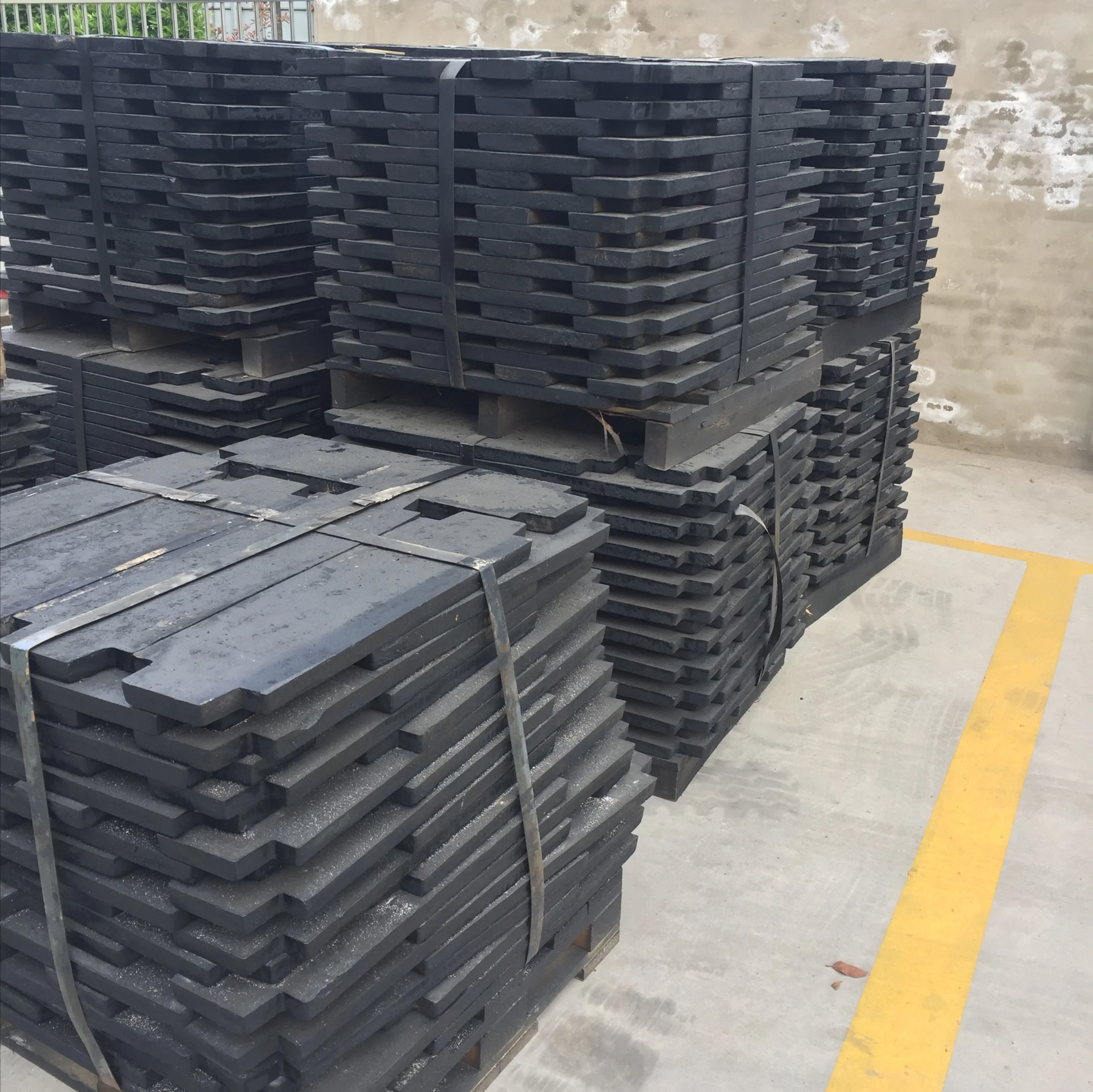 test balance elevator counter weight door weight composite material lift counter weight biscuit block