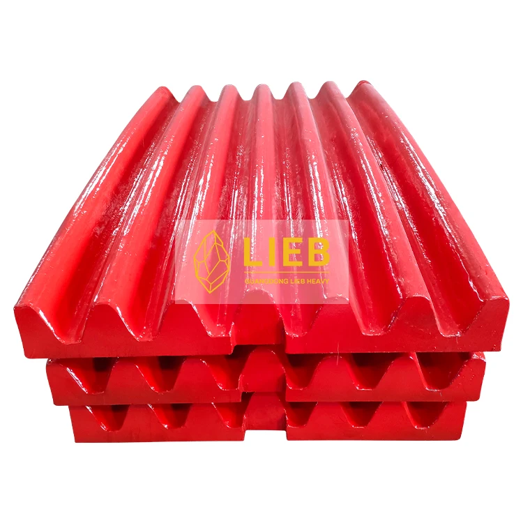 QJ341 jaw crusher spare parts for Sandvik jaw crusher plate fixed and swing jaw plate