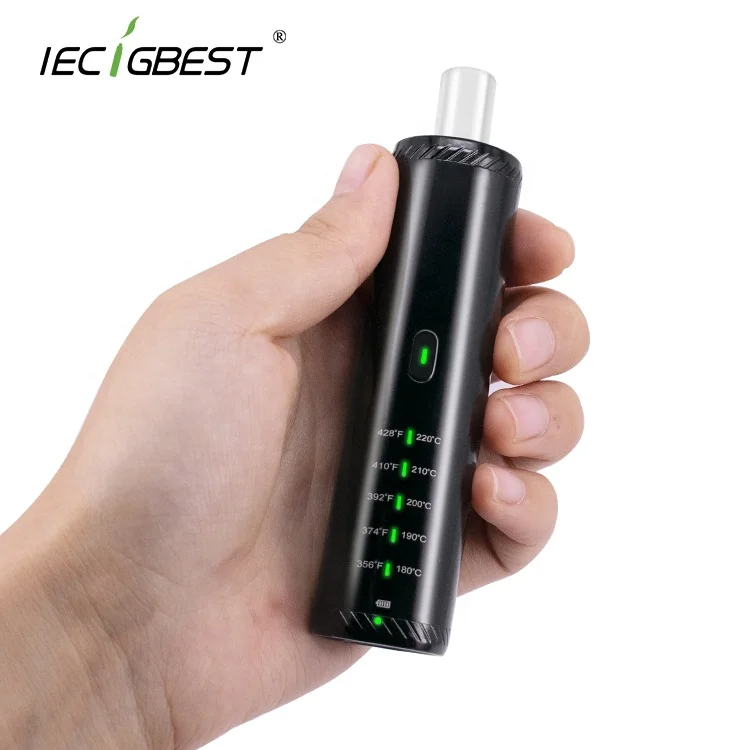 
2021 Iecigbest Portable Dry Herb Vaporiz Ceramic1600mah Elite Mini herb Heating Ceramic Heating Weed Vaporizer 