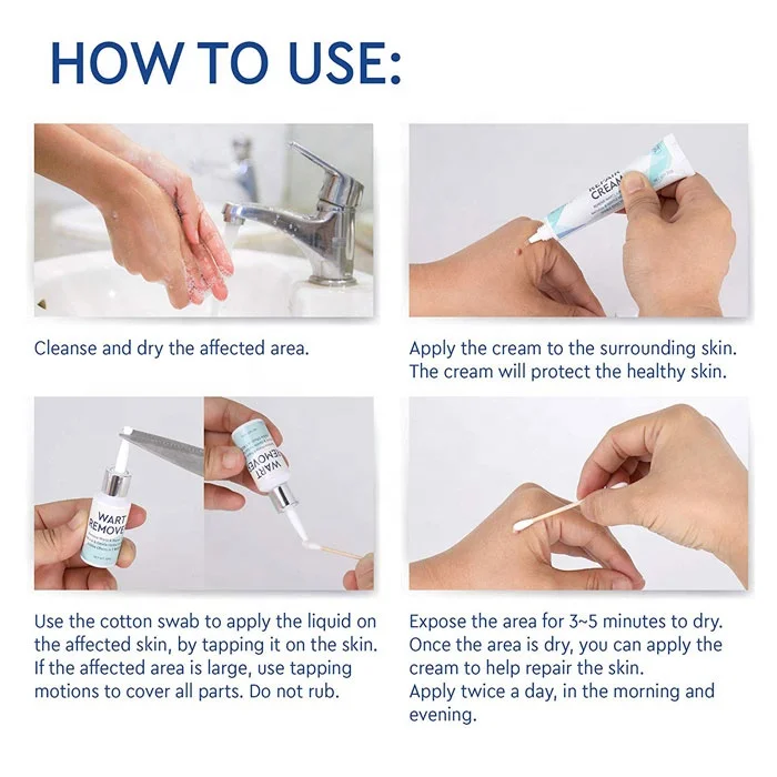 OEM Natural Maximum Strength, Easy & Quick Results for Plantar, Common, Genital Warts Liquid Wart Remover Set