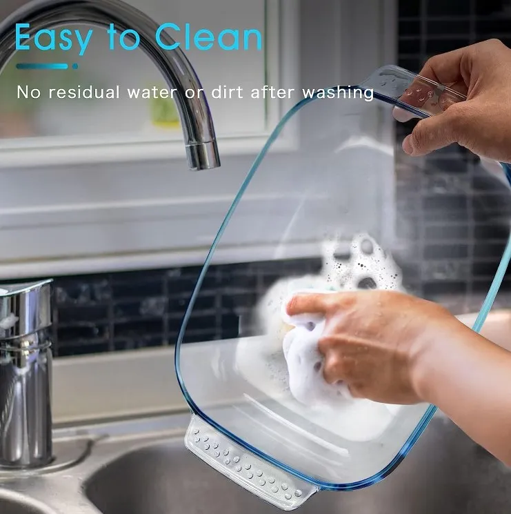 IKOO Прямоугольные Стеклянные Формы для выпечки с ручками приготовления пищи