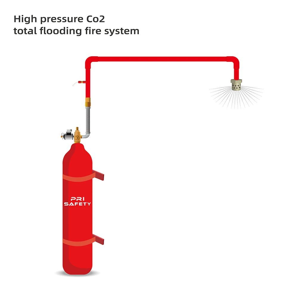 Total Flooding Fire Prevention and Control with CO2 Fire System