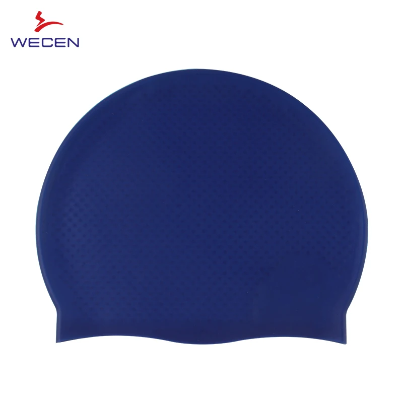 Ear cover long hair color fast Swimming cap Silicone high elasticity soft  message granules  Swim Cap