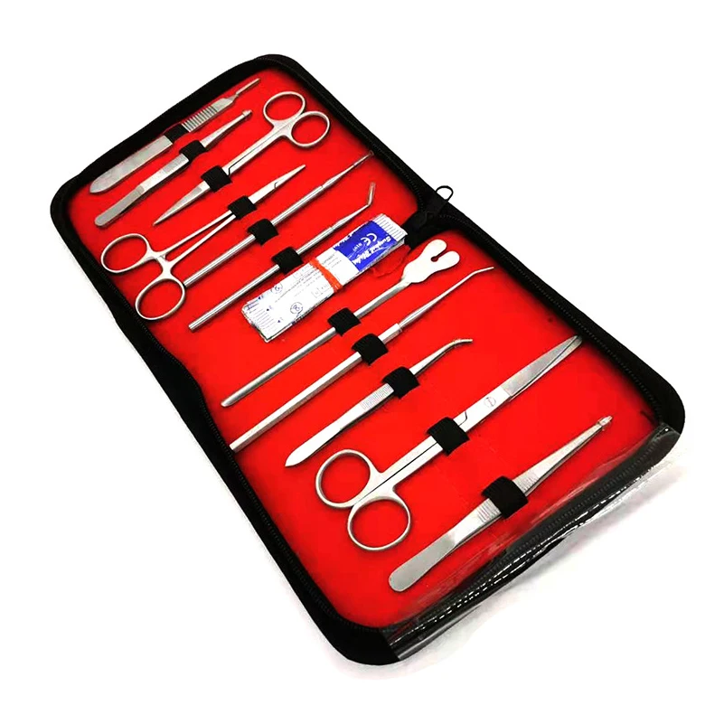 Комплект из 22 предметов из нержавеющей стали для медицинского ветеринара, студентов биологии и дисекции