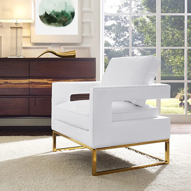 Wholesale of home furniture modern leisure luxury living room furniture single person sofa and chair