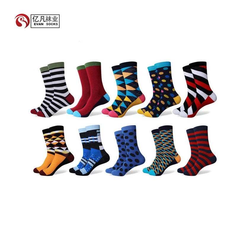 EVAN-A 313 where to buy crazied looking cool design funny dress socks crazied socks for canada store
