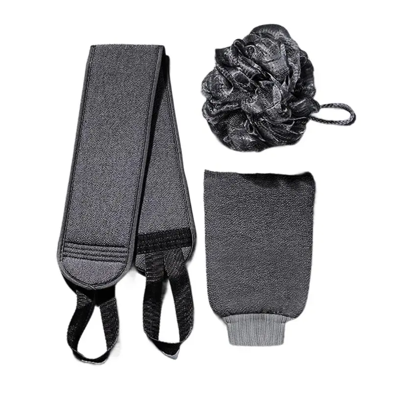 Bath Ball Sponge Brush Bamboo Grooming New Fashion Bathroom And Bath Scrub Brush Natural Double-Sided Low Price Bath Foam Sponge