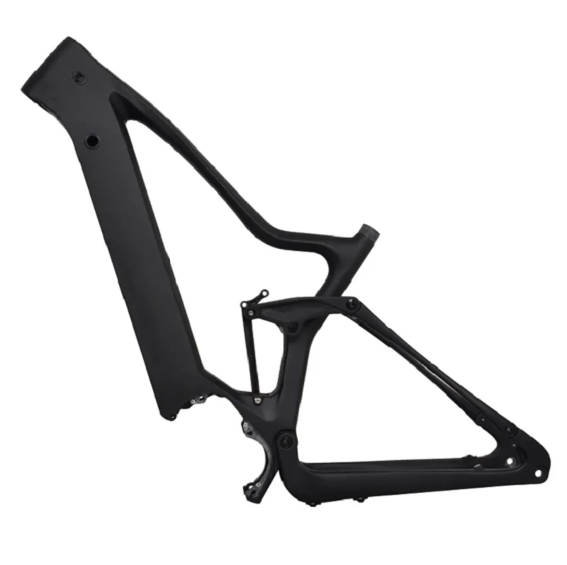 Dengfu E05 Full Suspension Electric Mountain Bike Carbon Fiber Frame for Bafang M500/M560/M600 Motor