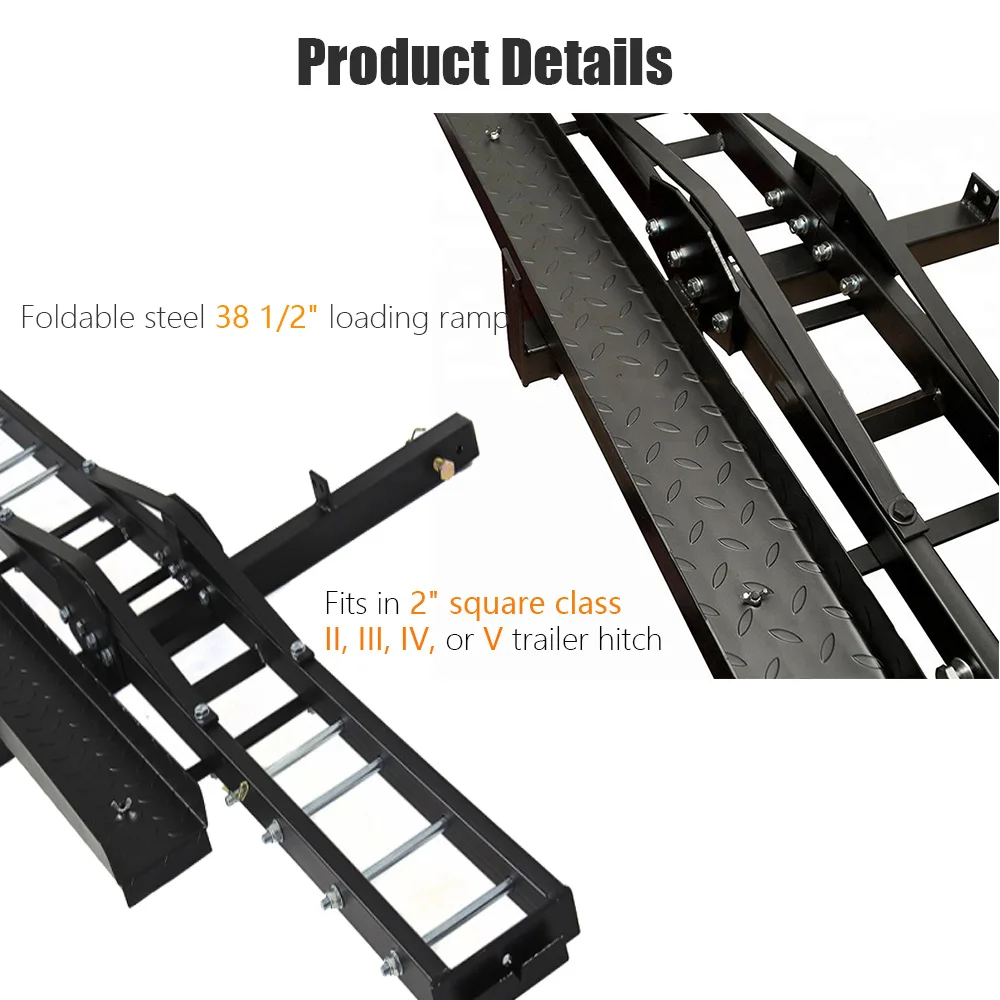 Dubai vintage universal carbon steel 4x4 accessories dirtbike travel motorcycle carrier