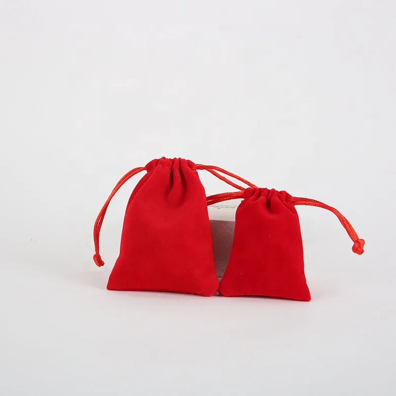 Wholesale Fashionable High Quality Jewelry Bag Suede Fabric Pouch Velvet Pouch for Jewelry