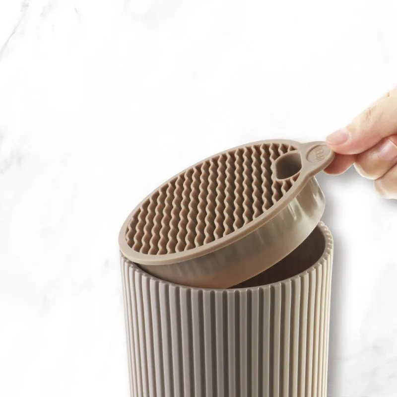 JOYWAVE Factory Custom 6-Pieces Stainless Steel Non-Stick Sharp Blade Chef Kitchen Knives Block Luxury Wooden Coating Knife Set