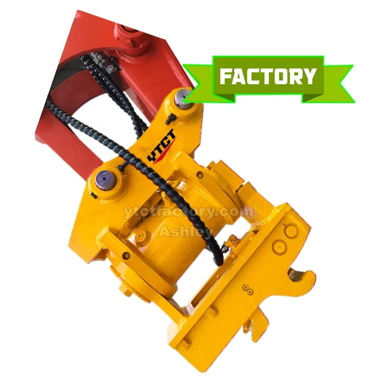 YTCT yantai chengtai Hot Sale 3ton 5ton 8ton Hydraulic 180 Degree Tilt Quick Hitch for Excavator Attachments Connection and Chan