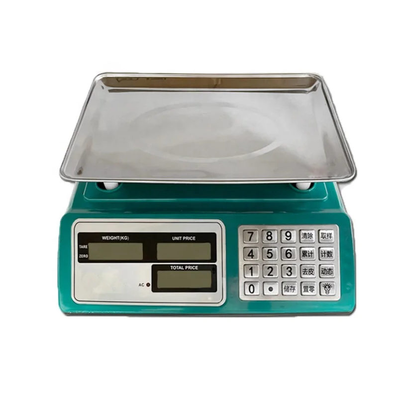 40kg Battery-Powered for Weight Measuring Commercial Platform Electronic Scale