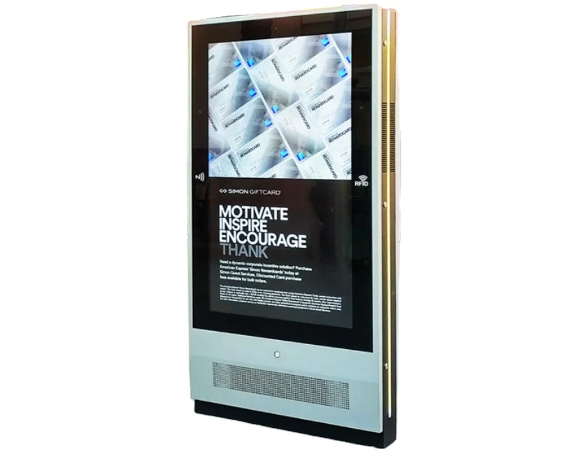 Street light LCD LED advertising display sunlight readable LG  outdoor waterproof kiosk signage banner screen