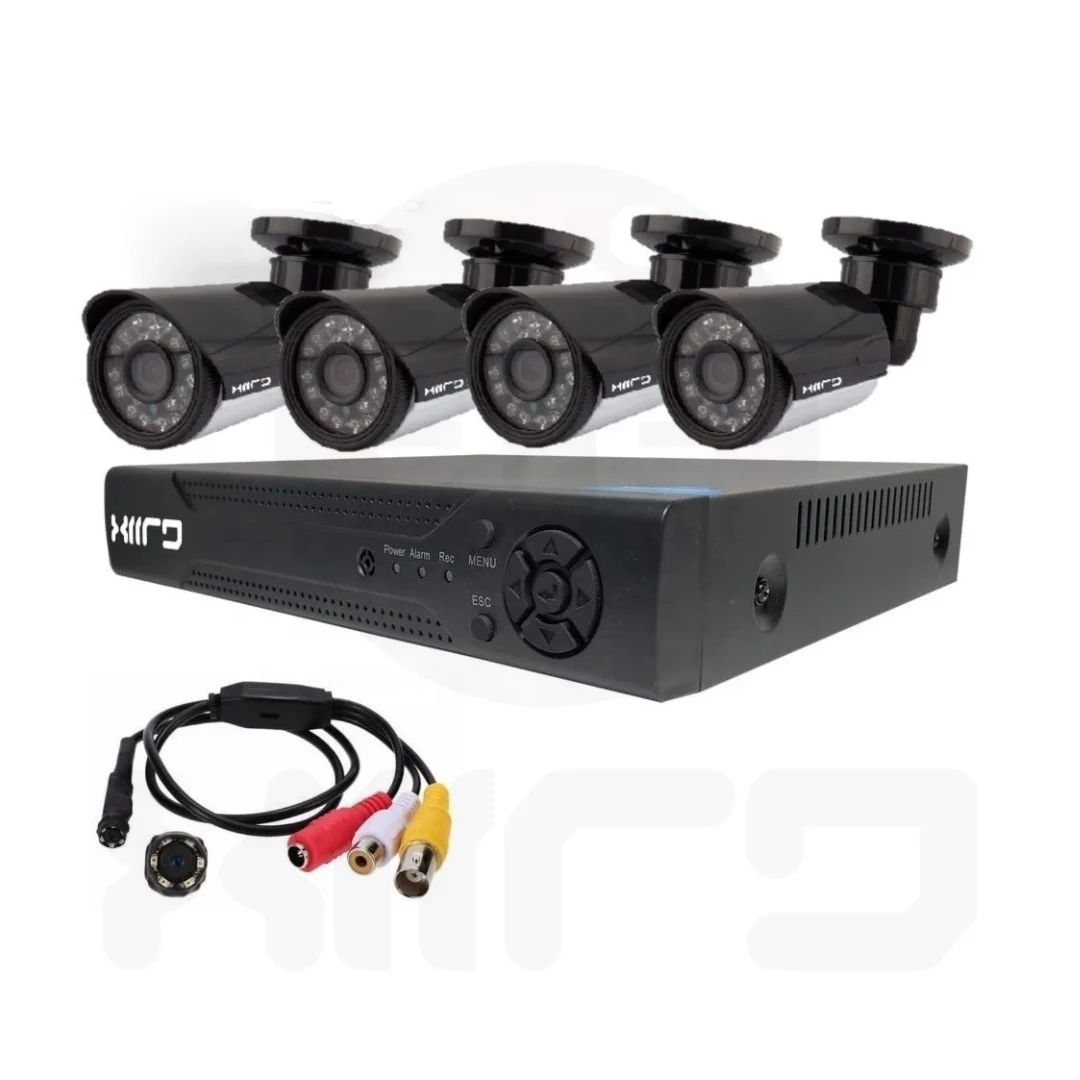 4 channels NIGHT VISION 1080P cctv kits 2mp AHD CVI TVI ANALOG xvi hidden security camera CCTV camera set