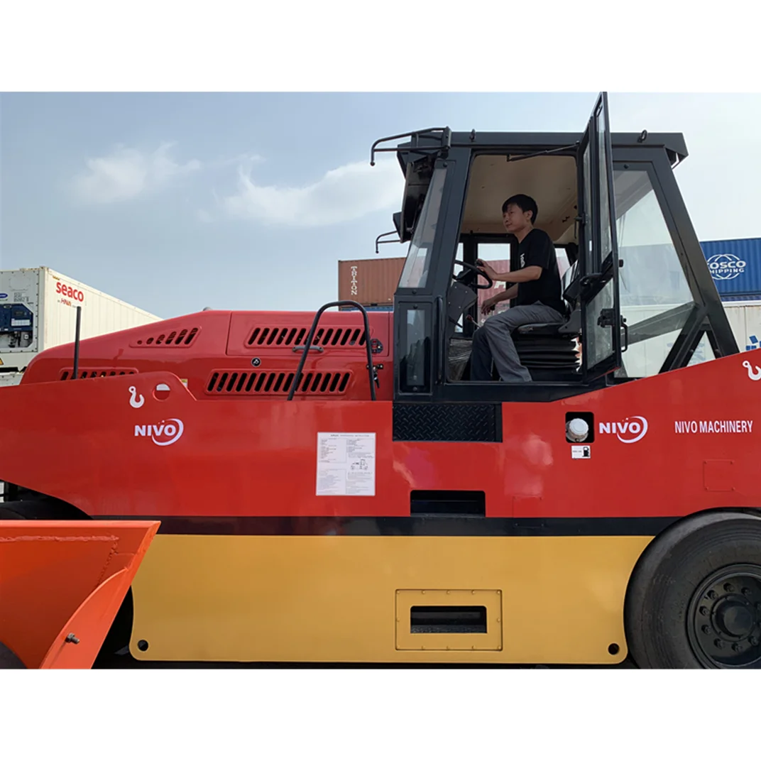 NIVO YNT1016H 10ton  pneumatic tyre road roller 16ton full hydraulic road roller compactor or asphalt paver parts AC optional