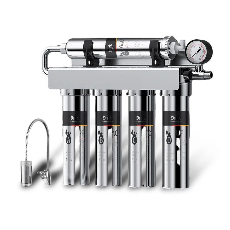 Commercial and Home Use Reverse Osmosis Water Filter System Under-Sink Filtration and Purification for Better Water Quality