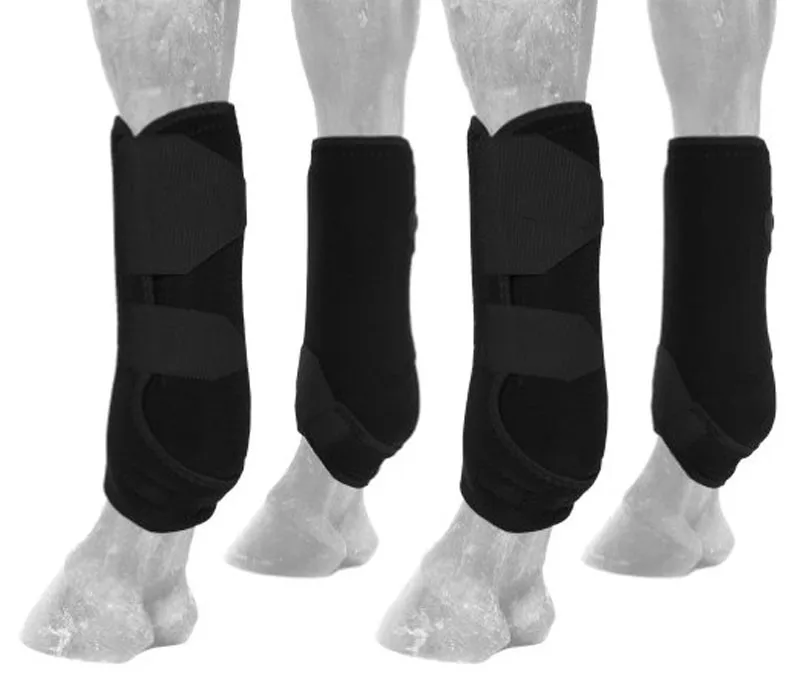 Оптовая продажа, неопреновые спортивные ботинки для лошадей, неопреновые защитные ботинки для ног лошади