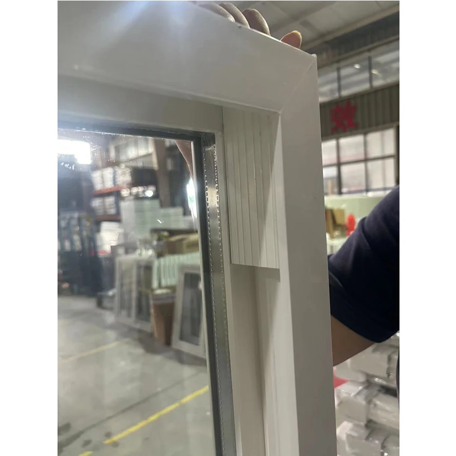 WEIKA classic American style UPVC vinyl single or double hung window 15 years factory great quality plastic windows NAMI NFRC