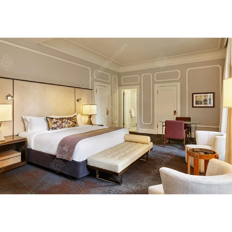 Luxury Collection Hotel furniture Deluxe 5 Star Hotel Bedroom Sets