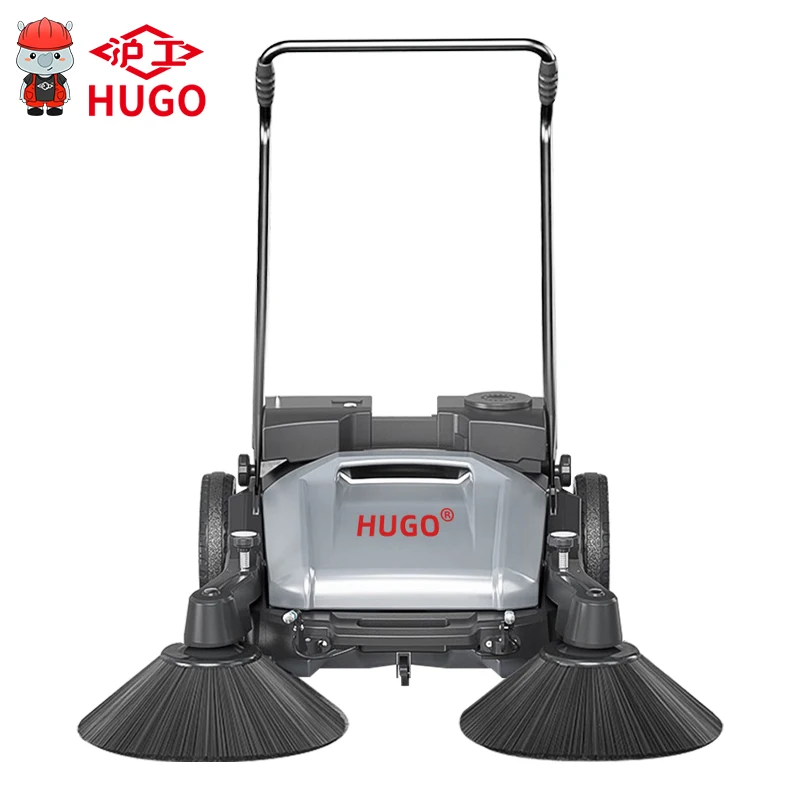 Street Cleaning Machine Road Vacuum Sweeper Ride On Outdoor Floor Hand Sweeper Industrial