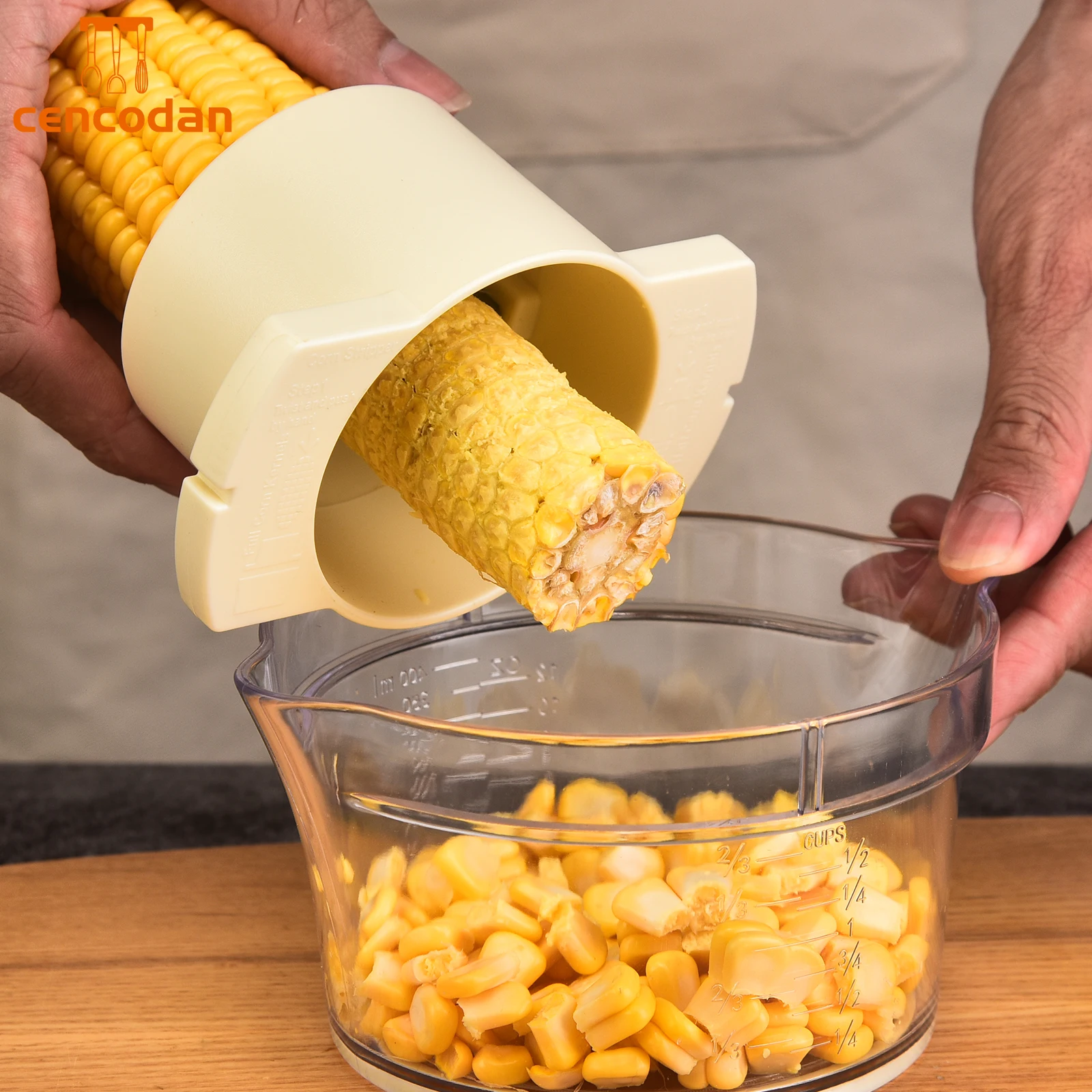 Multi-functional corn stripper stainless steel corn thresher household peeling corn gods kitchen tools garlic grinder