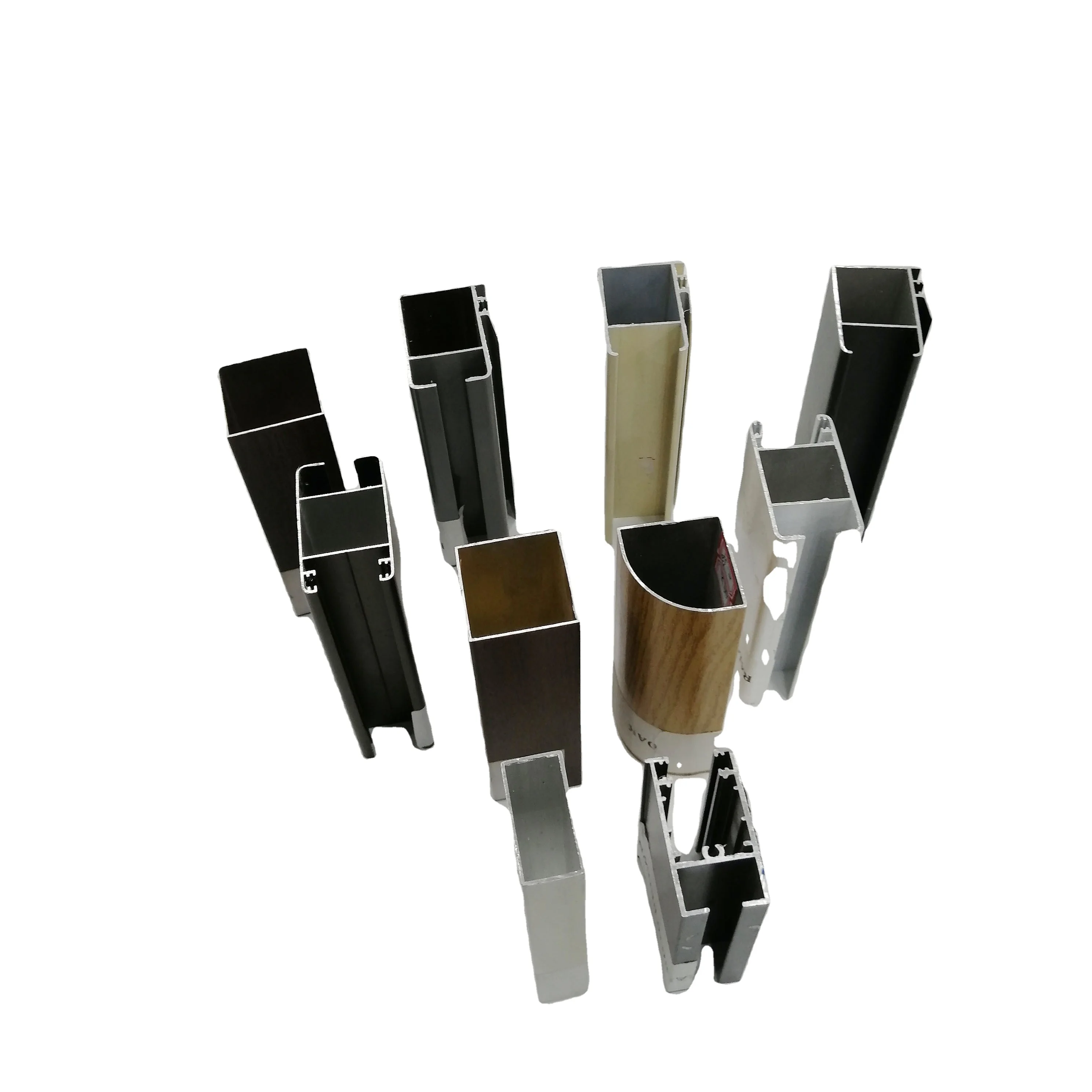 aluminium door and window frame Aluminium profile for furniture cabinet door fashion design aluminium profile