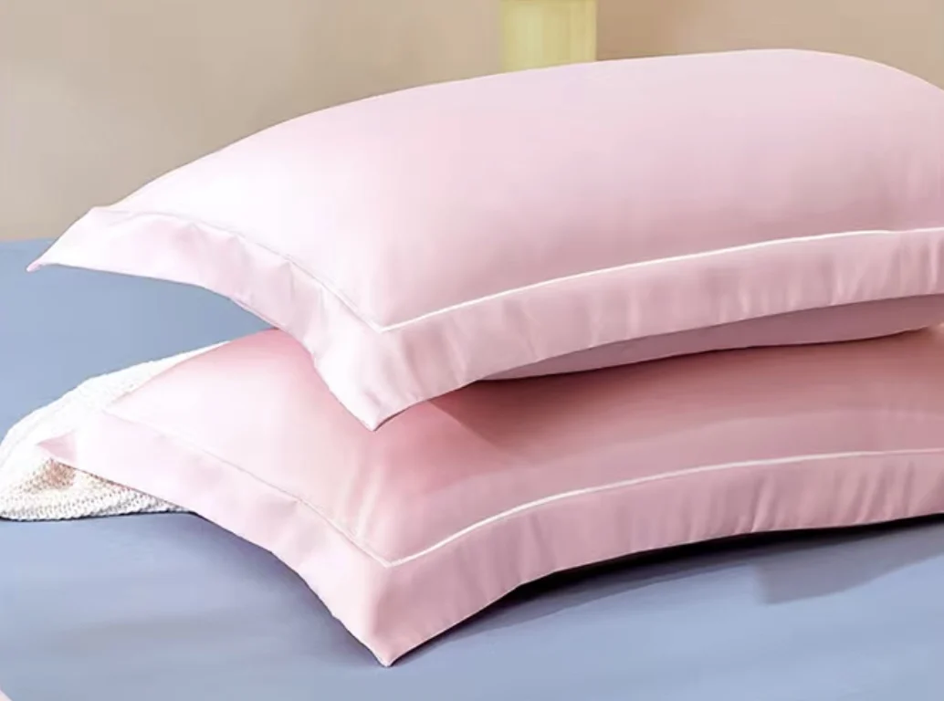 Nature Soft luxury standard breathable 100% silk pillow case for sleeping