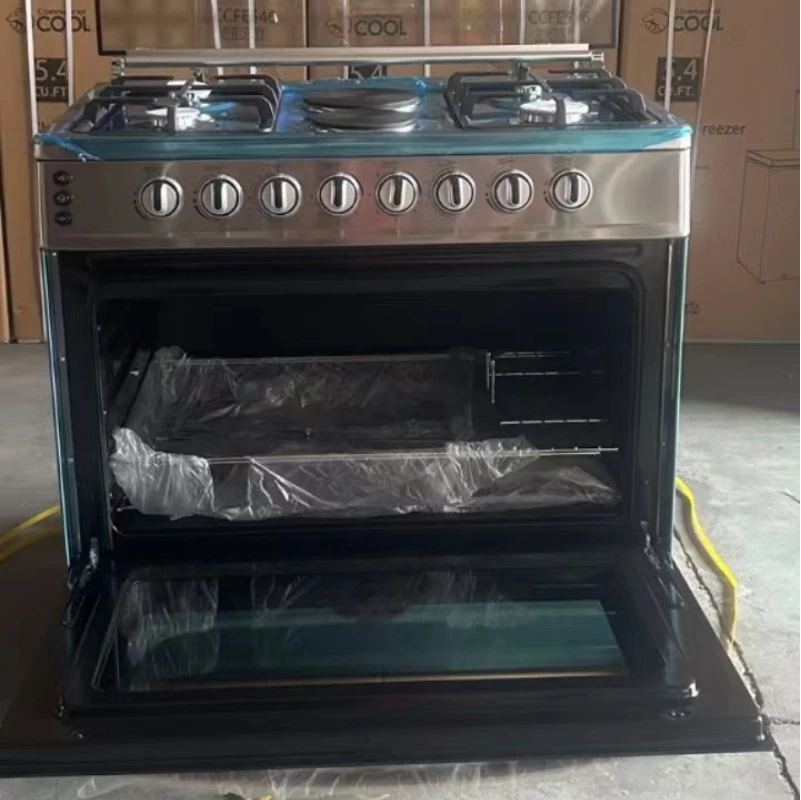 hot selling 4 electricity burner Multi-headed Europea baking  integrated oven stove