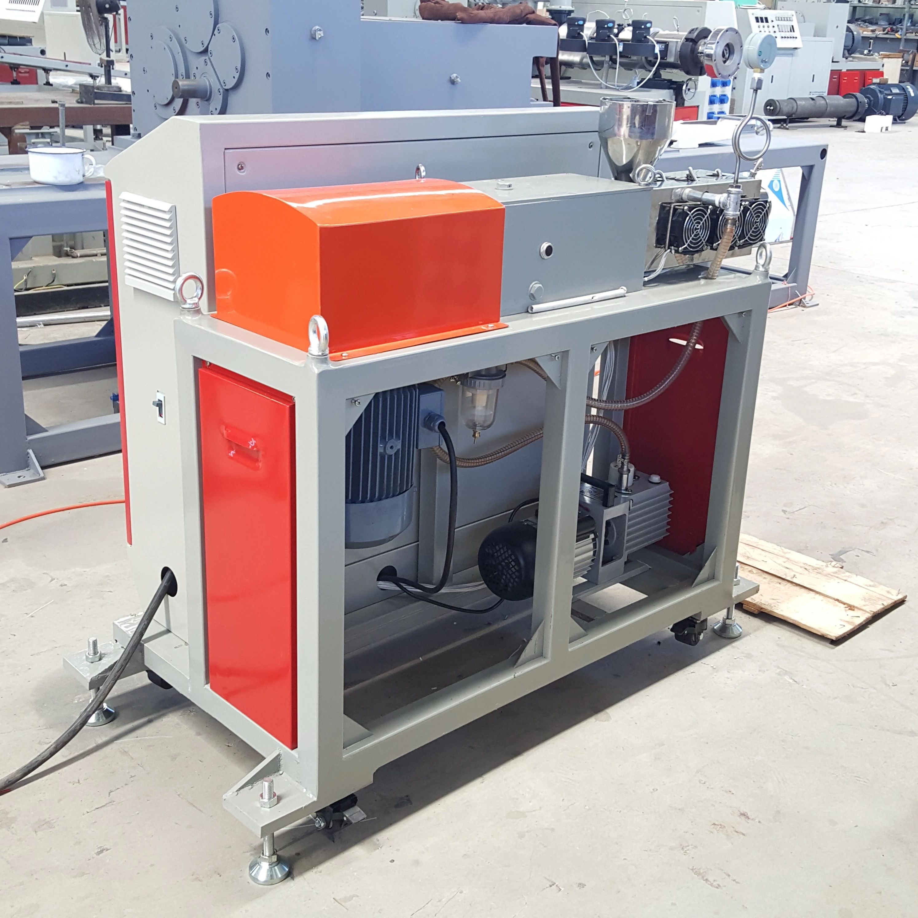 Pvc Bar Pipe Granules Sheet Film Profile Plastic Pellet Making Machine Plastic Granules Twin Screw Extruder For Sale