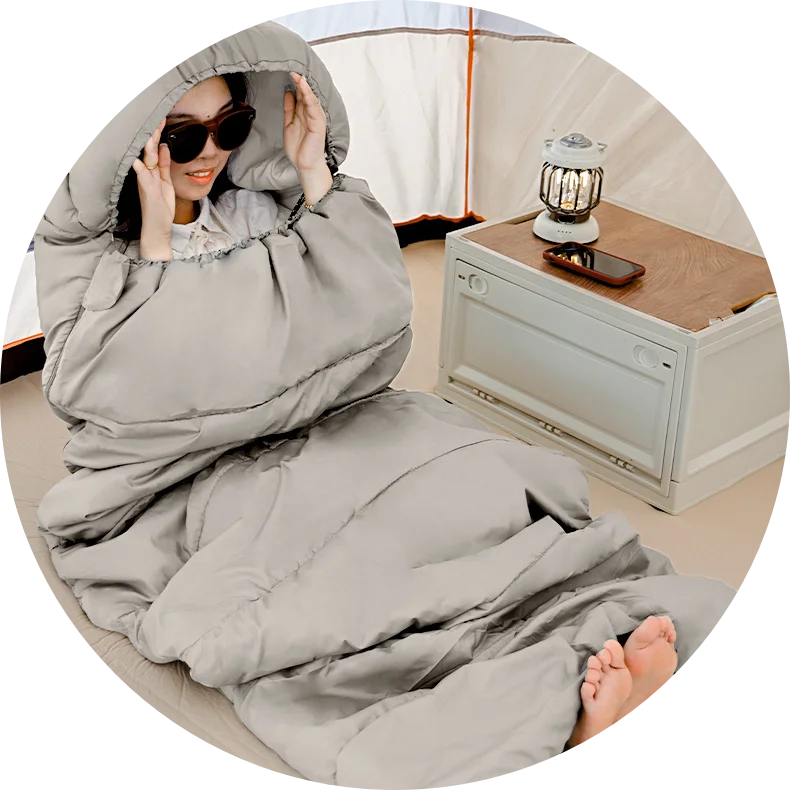 Outdoor durable sleeping bag: durable ideal for adventure travel limited time discount!