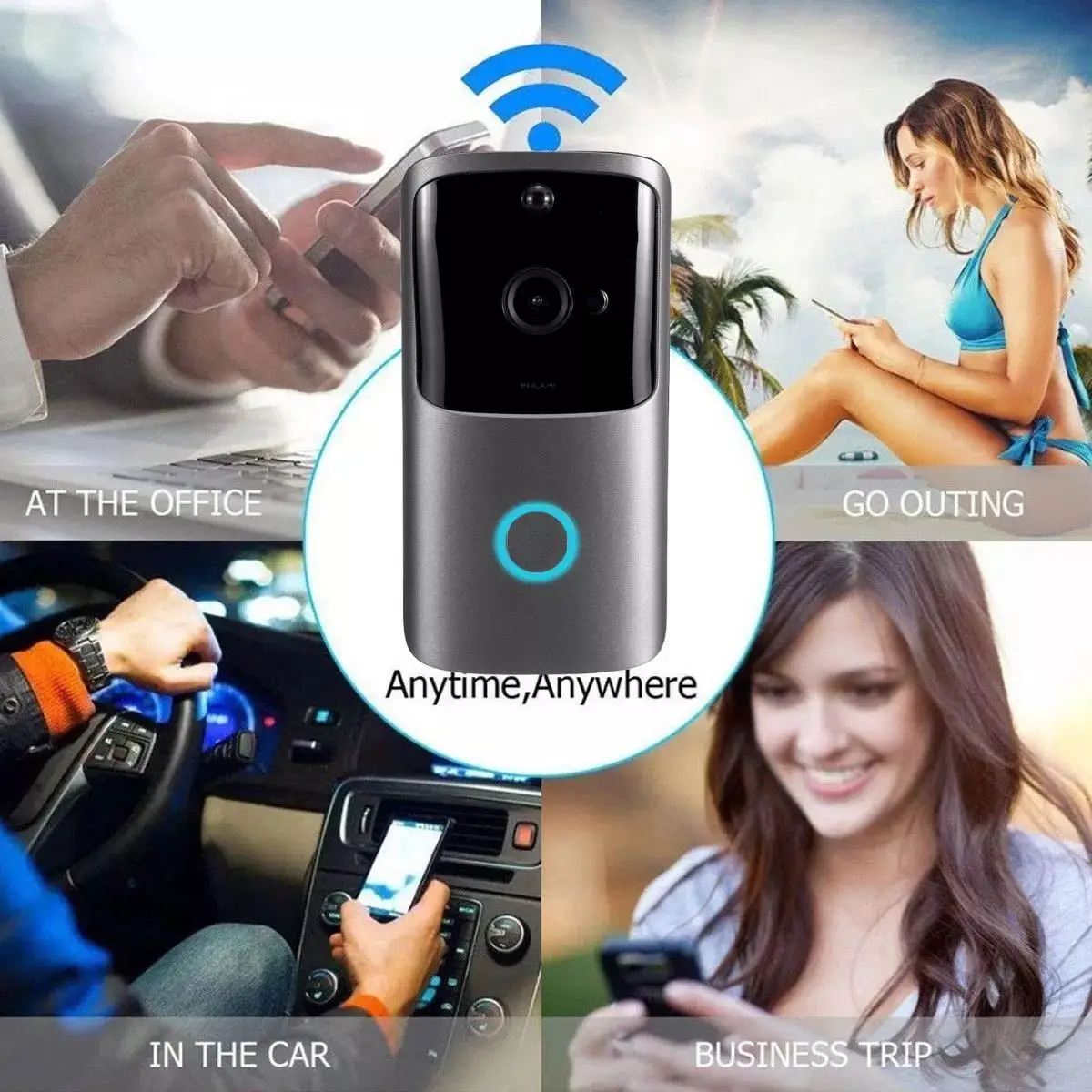  Водонепроницаемый видеодомофон Regis 720P с Wi-Fi и пассивным