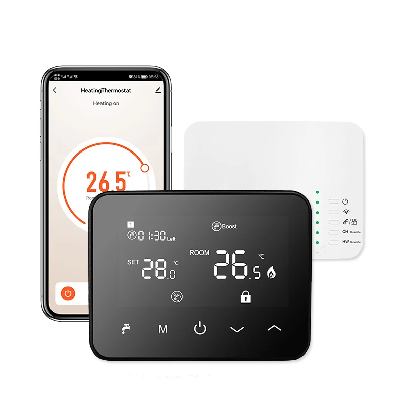 Smart Thermostat with User-Friendly Interface and WiFi Capability for Convenient Boiler Management