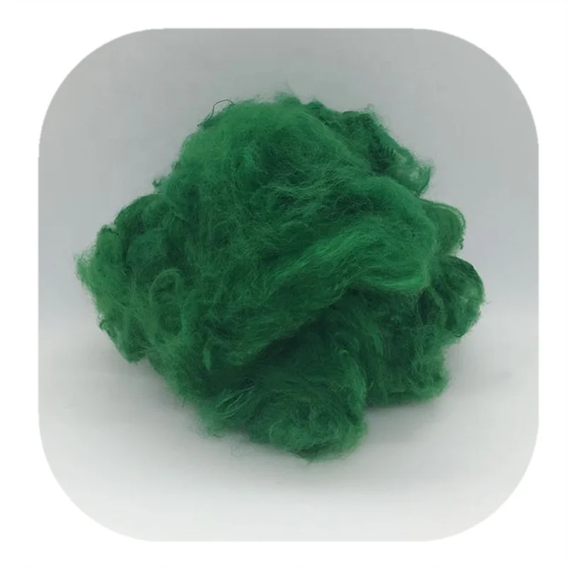 GRS certificate dope dyed polyester staple fiber for spinning