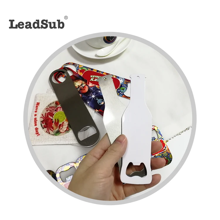  Leadsub новинка высокое качество индивидуальная Сублимация нержавеющая сталь открывалка для бутылок hpolder